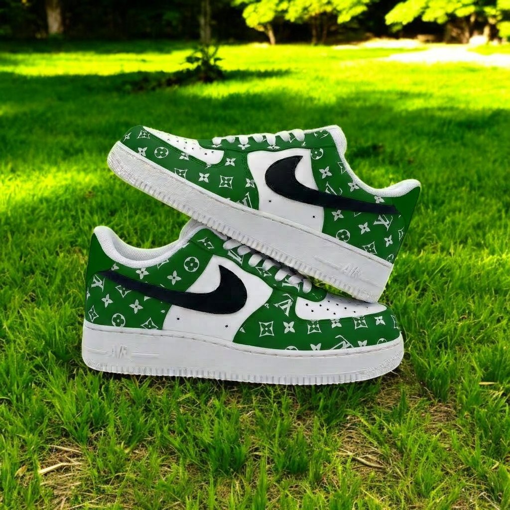 Luxury Fashion Sneakers AF1 Sneakers, Hand Painted Luxury AF1 Shoes, Personalized ashion Shoes, Unique Gift - thumbnail