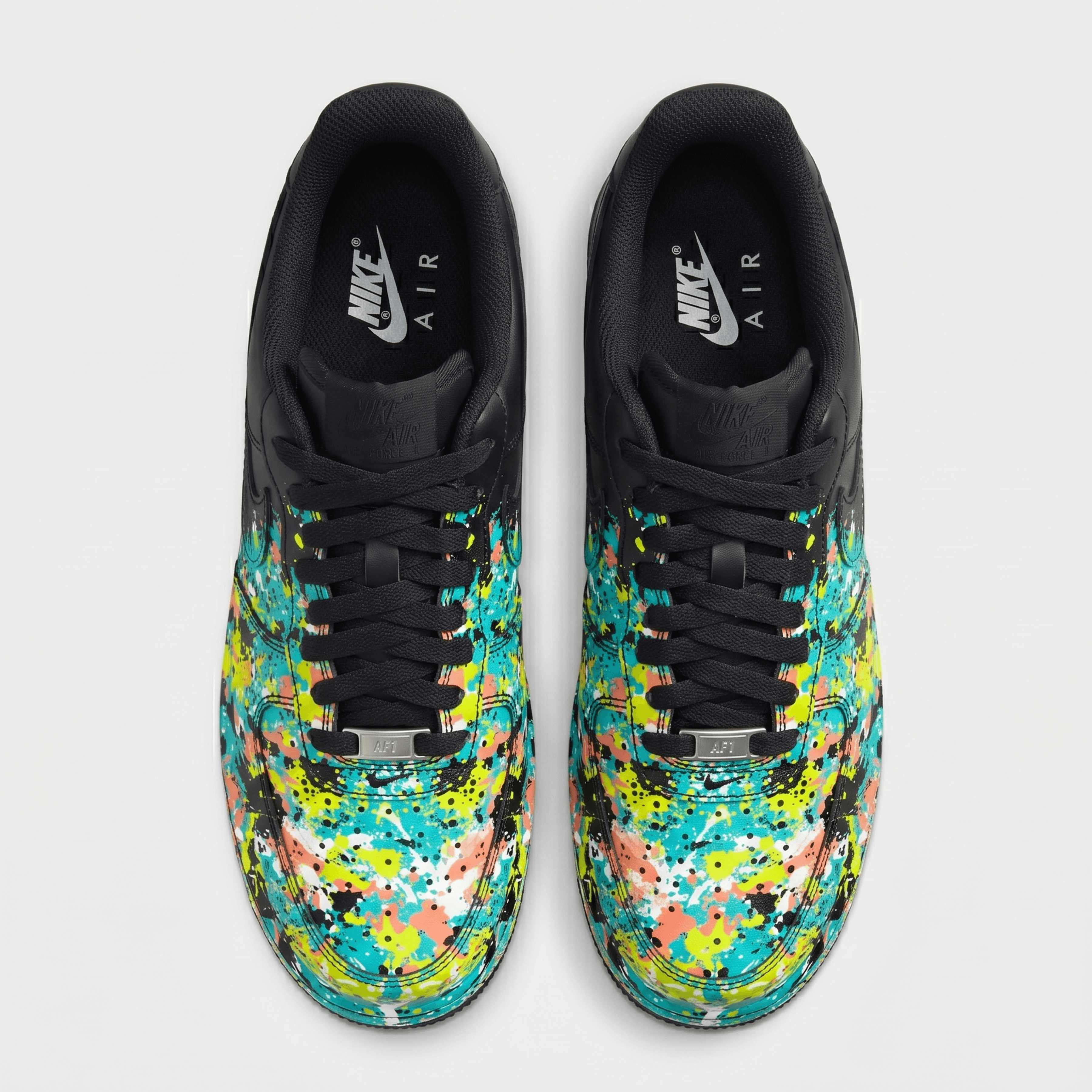 Custom Splatter Paint Sneakers, Hand-Painted Colorful Art Shoes, Personalized Sneakers for Art Lovers, Vibrant Paint Drip Design - gallery image 1