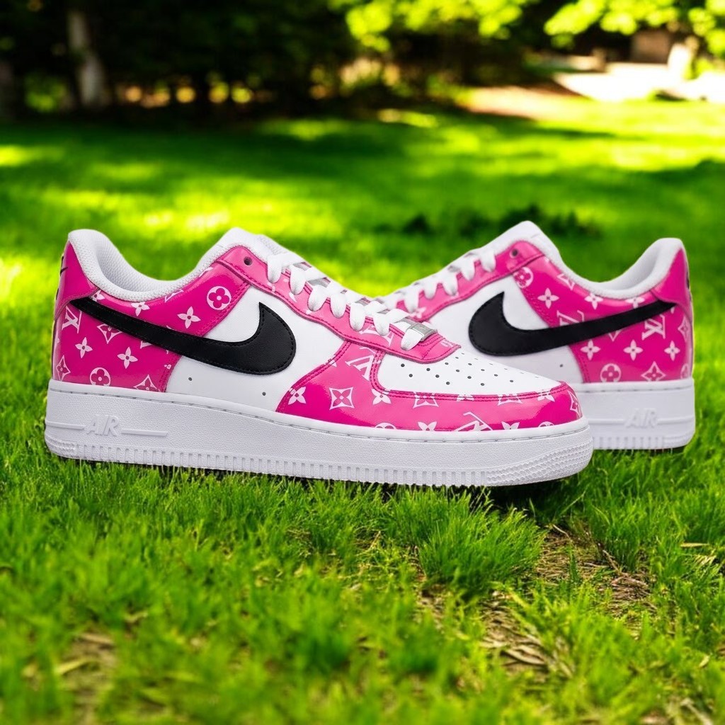 Hand Painted Luxury AF1 Sneakers, Custom Fashion AF1 Shoes, Personalized AF1 Shoes, Unique Gift - gallery image 1