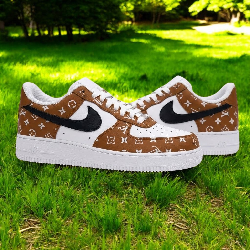 Custom Luxury AF1 Sneakers, Hand Painted Fashion AF1 Shoes, Personalized AF1 Shoes, Unique Gift - gallery image 1