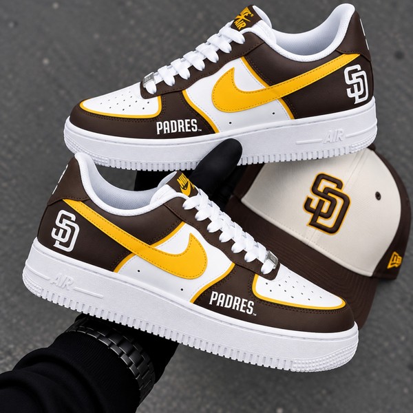 Padres Sneaker  - Custom Hand-Painted Shoes | ZivoSell