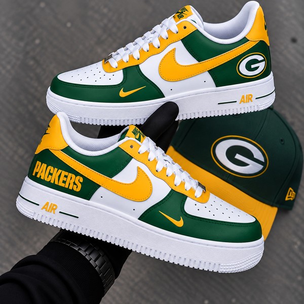 Packers Kicks Are Game Day Ready - Custom Hand-Painted Shoes | ZivoSell