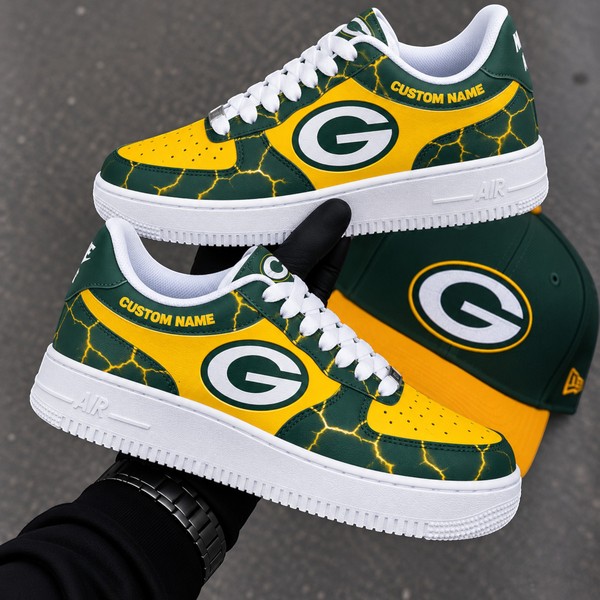 Custom Packers Kicks Are Game Day Ready Sneaker  - Custom Hand-Painted Shoes | ZivoSell