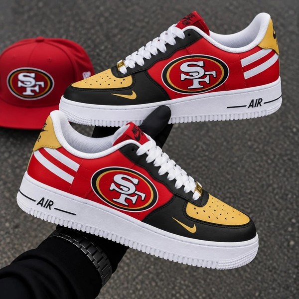 Custom San Francisco Football Sneakers - Custom Hand-Painted Shoes | ZivoSell